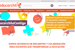pantalla de Educar Chile