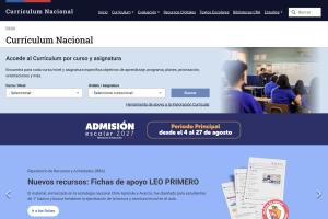 Portada sitio Currículum Nacional