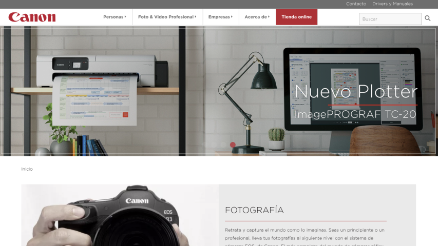 Portada Canon.cl